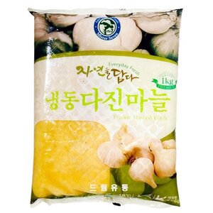 냉동) 간마늘 1kg (다진마늘/중국산)